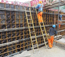 Alta produtividade em obra