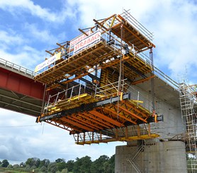 Construção de ponte com o Balanço Sucessivo CVS