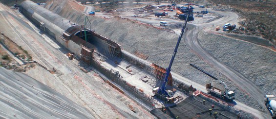 Método construtivo de túnel a céu aberto