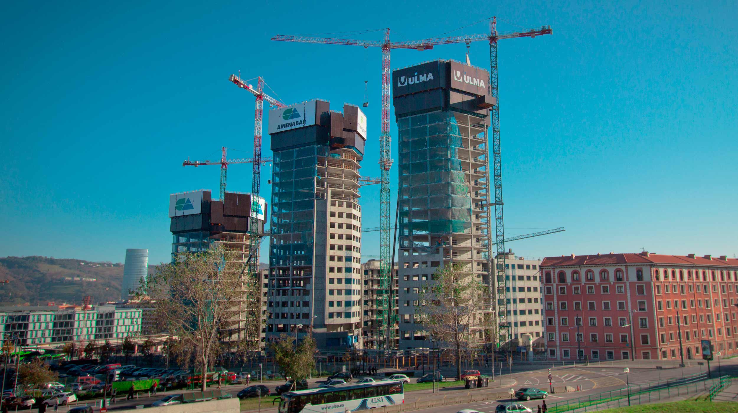 Na primeira fase do ambicioso projeto urbanístico do novo bairro de Garellano, localizado em pleno centro de Bilbao.