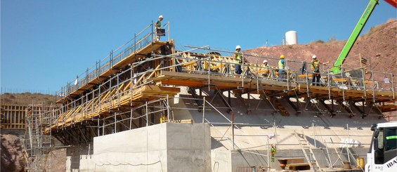 Barragem Mularroya, La Almunia de Doña Godina, Zaragoza, Espanha