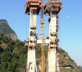 Ponte Estaiada Metrô Linha 4, Rio de Janeiro, Brasil