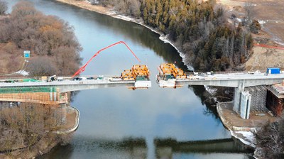 Ponte Rio Grand, Ontário, Canadá