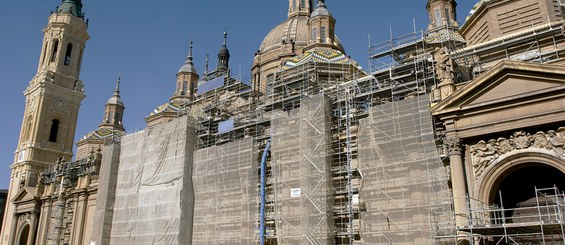 Recuperação da Basílica del Pilar, Zaragoza, Espanha