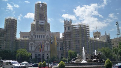 Reforma do Palácio de Comunicações, Madri, Espanha