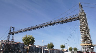 Reforma da Ponte Sustensa de Bizkaia, Bilbao, Espanha