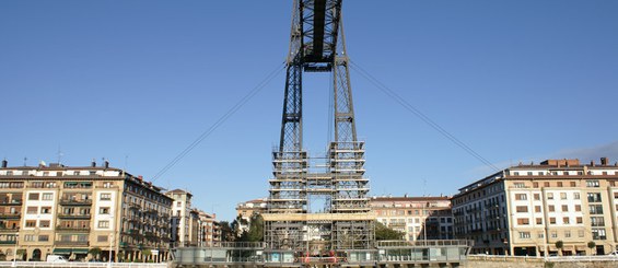 Reforma da Ponte Sustensa de Bizkaia, Bilbao, Espanha