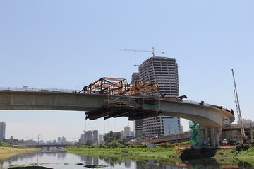 Balanço Sucessivo na construção de ponte em São Paulo...