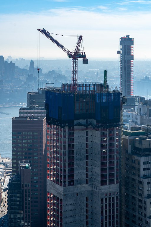 A construção da torre 130 William redefinirá a paisagem urbana de Manhattan