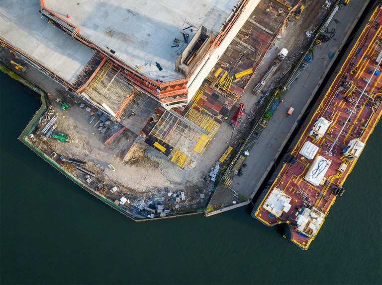 Infraestrutura logística de ponta em Brooklyn, Nova Iorque