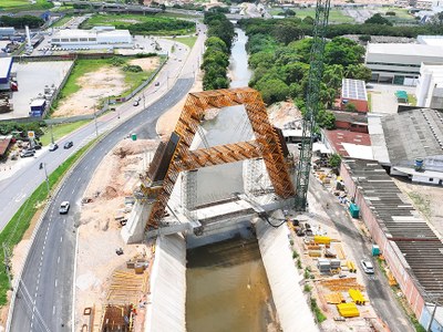 Soluções modulares para otimizar a execução da ponte de Jundiaí