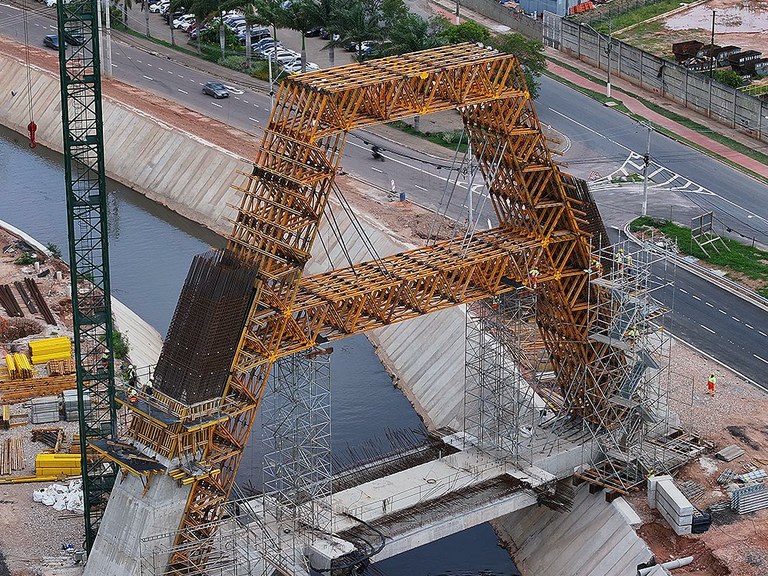Soluções modulares para otimizar a execução da ponte de Jundiaí