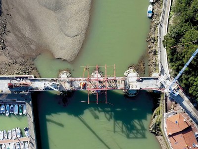 Reconstrução da Ponte de Deba: engenharia temporária ao serviço do património histórico