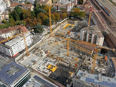 WaltherPark, construção de um edifício multi funcional no coração histórico de Bolzano