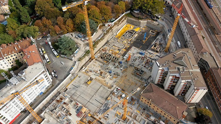 WaltherPark, construção de um edifício multi funcional no coração histórico de Bolzano