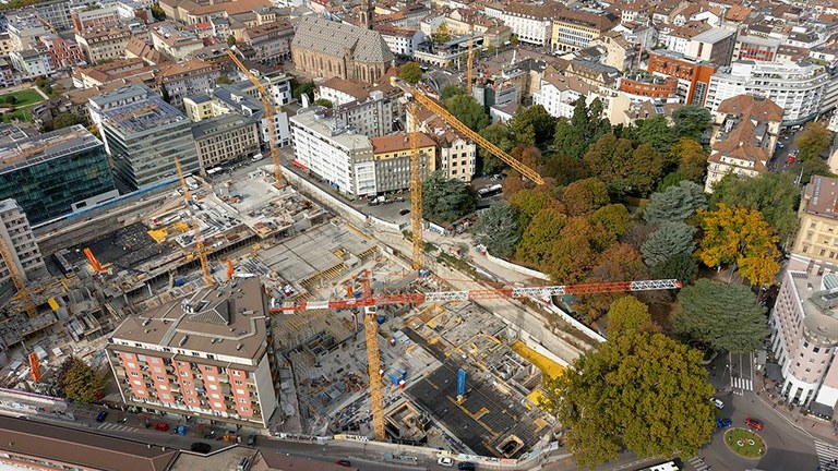 WaltherPark, construção de um edifício multi funcional no coração histórico de Bolzano